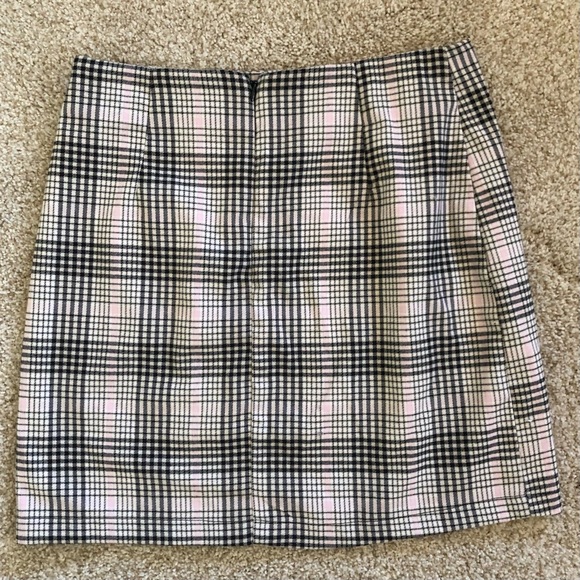 Plaid high waisted pencil skirt - Picture 2 of 4